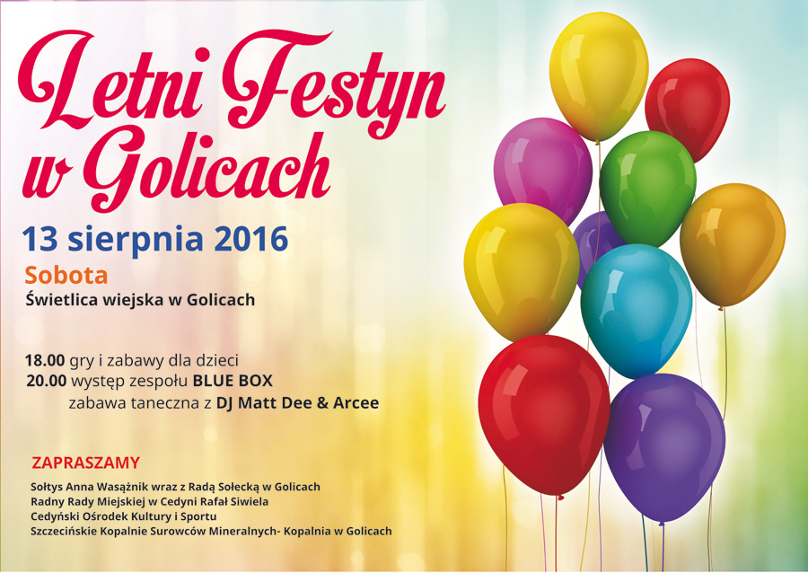 Letni festyn w Golicach